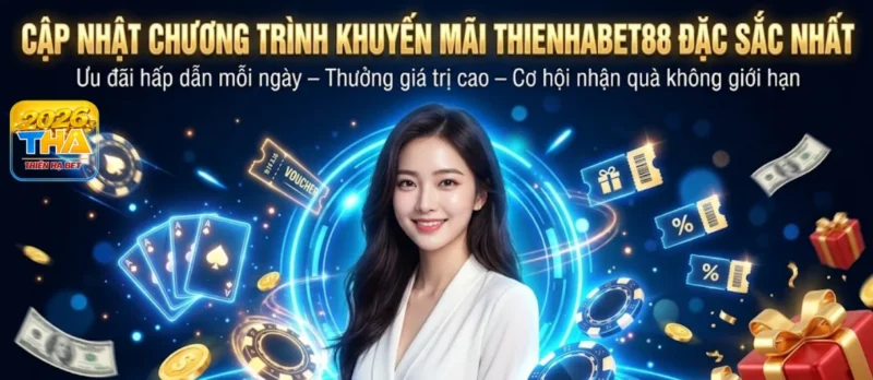 Cập nhật chương trình khuyến mãi Thienhabet88 đặc sắc nhất